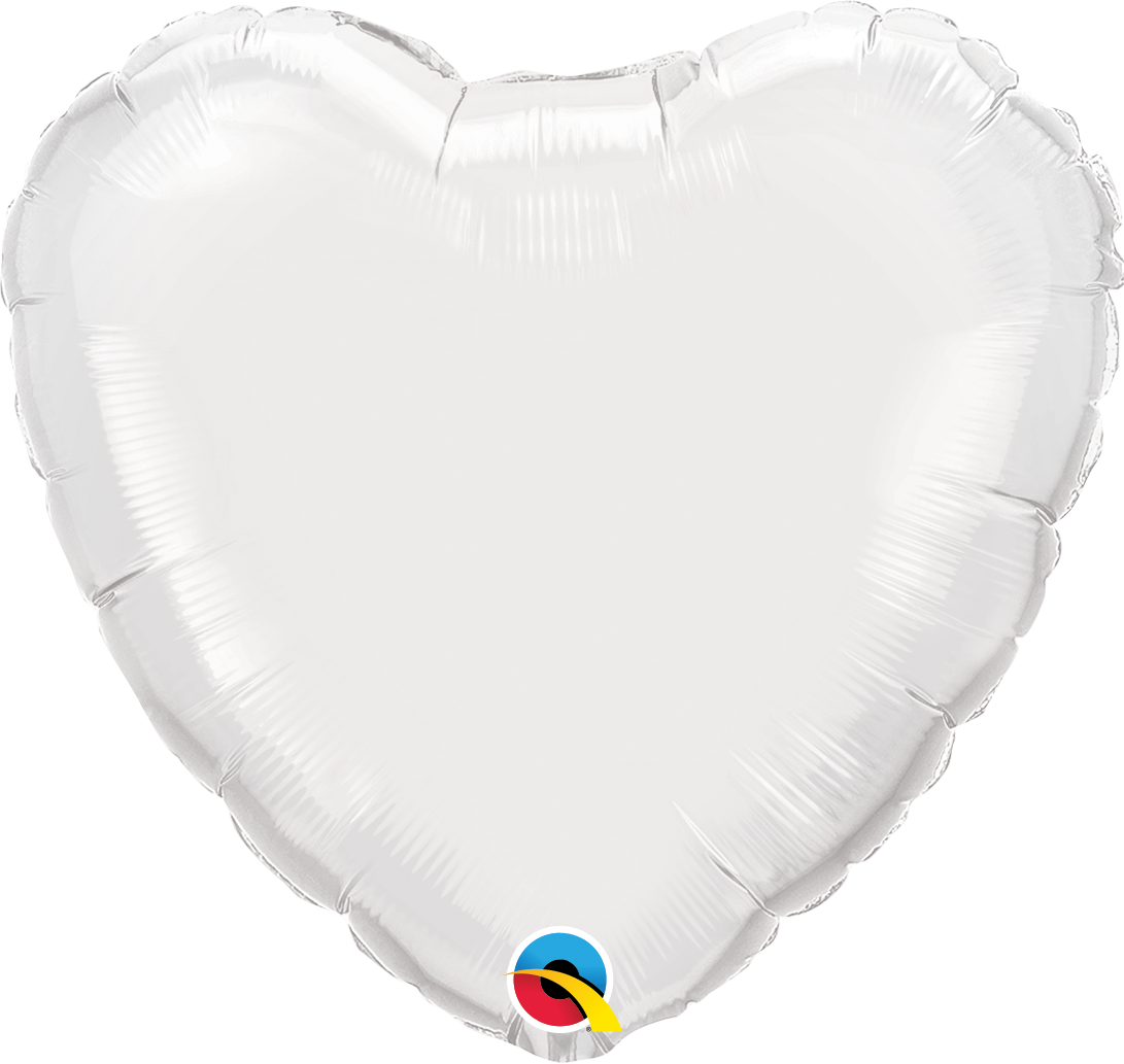 9" Qualatex Heart Foil Airfill Balloon | Buy 5 Or More, Save 20%