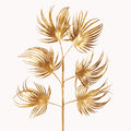 33" Glitter Palm Leaf Spray