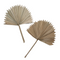 14" Dried Sun Palm Artificial Leaf | 2 Count