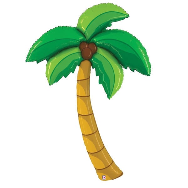 67" Special Delivery Palm Tree Foil Balloon | Stands Over 5 Feet Tall!