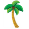 67" Special Delivery Palm Tree Foil Balloon | Stands Over 5 Feet Tall!