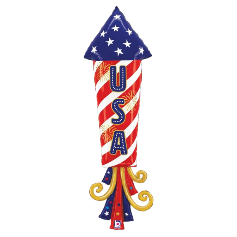 47" USA Firework Foil Balloon (P27)