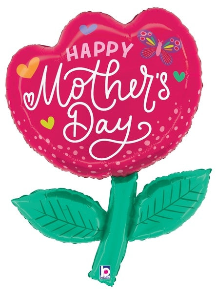 32" Betallic Mother's Day Tulip Foil Balloon