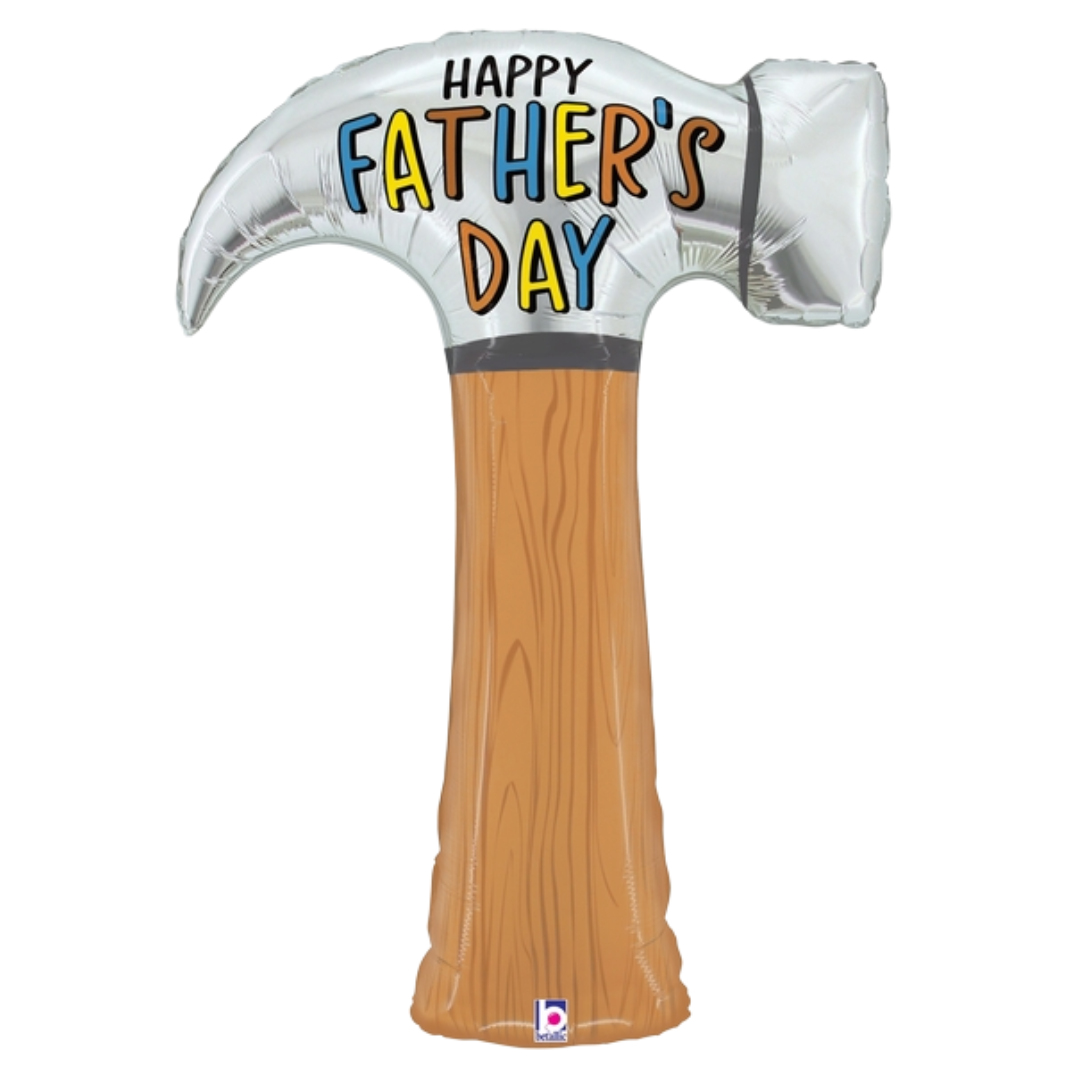 38" Betallic Father's Day Hammer Foil Balloon (S4R5)