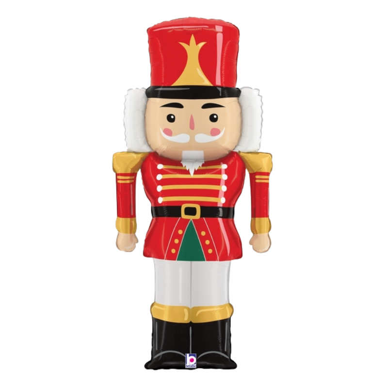 43" Betallic Nutcracker - Christmas Foil Balloon