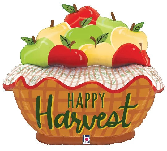 25" Betallic Harvest Apples Foil Balloon | 1 Count