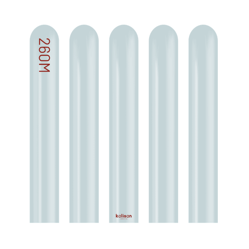 260M Kalisan Aura Ice Mint Nozzle Up Modeling Latex Balloons | 50 Count