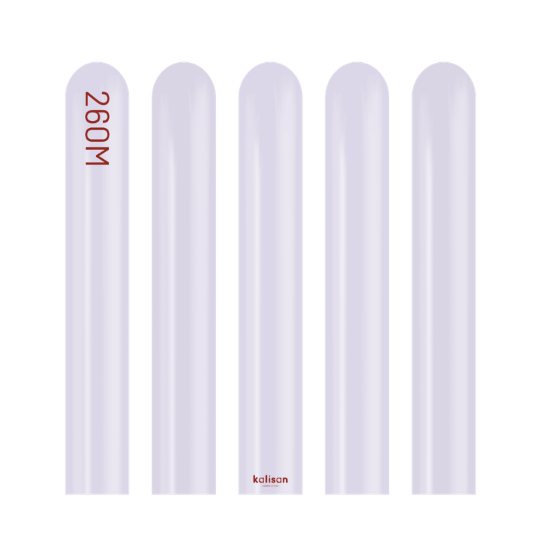 260M Kalisan Aura Lavender Fog Nozzle Up Modeling Latex Balloons | 50 Count