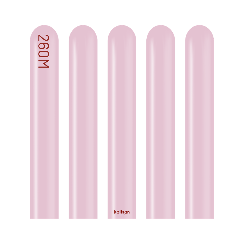 260M Kalisan Retro Dusty Rose Nozzle Up Modeling Latex Balloons | 50 Count