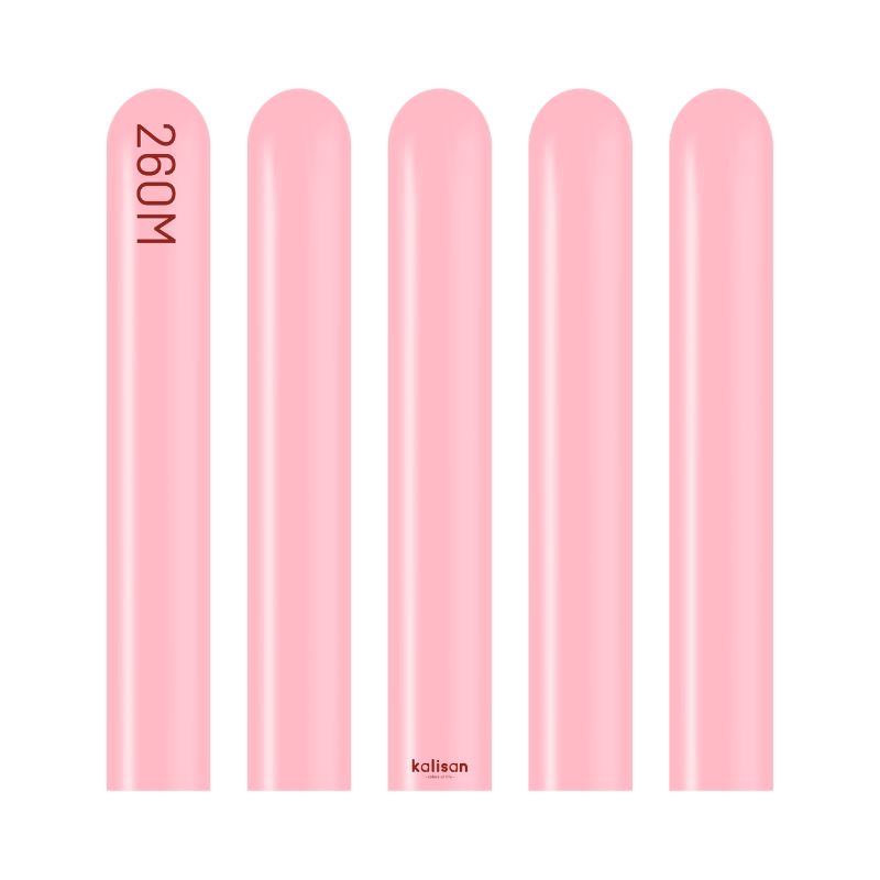 260M Kalisan Standard Flamingo Pink Nozzle Up Modeling Latex Balloons | 50 Count