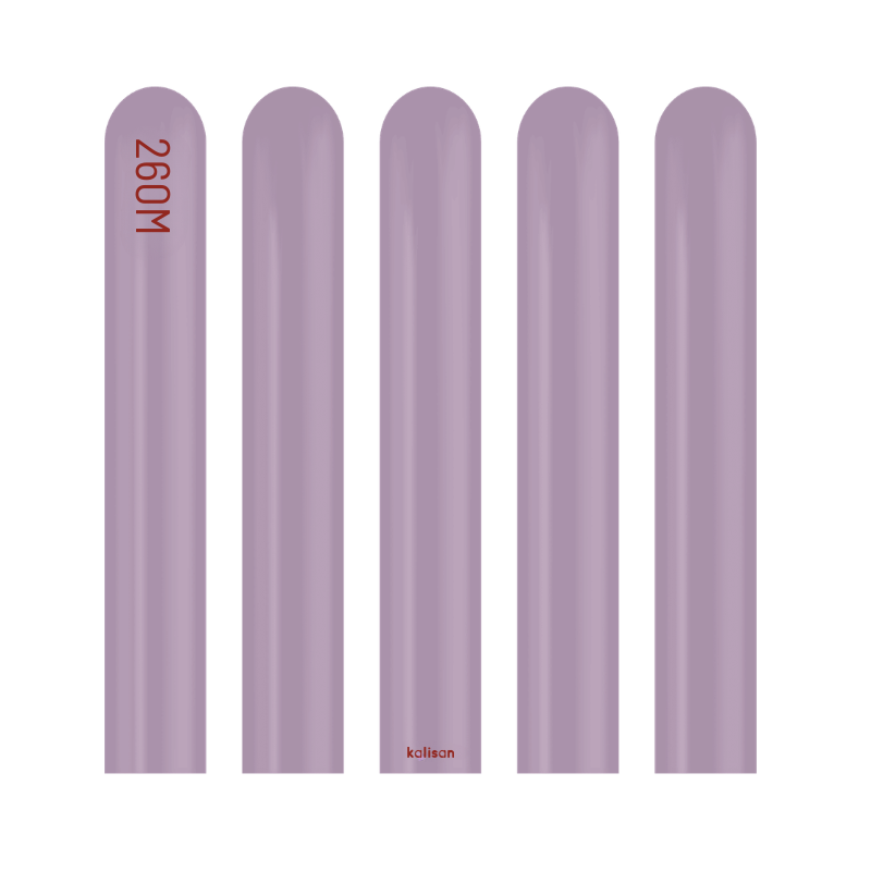 260M Kalisan Retro Lavender Nozzle Up Modeling Latex Balloons | 50 Count