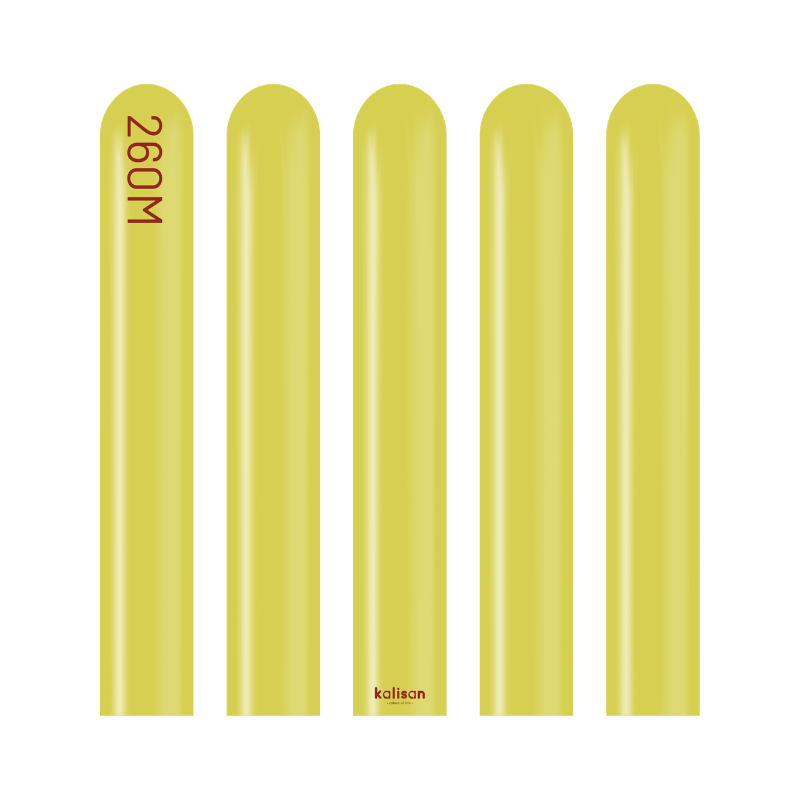 260M Kalisan Retro Olive Nozzle Up Modeling Latex Balloons | 50 Count