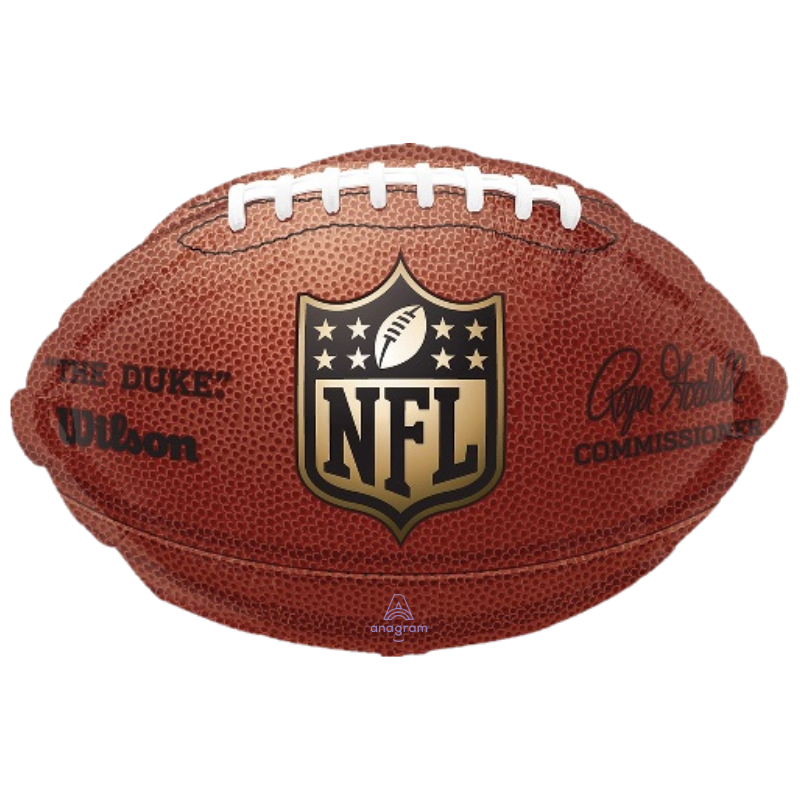 18" Anagram NFL Football Foil Balloon | Buy 5 Or More Save 20%