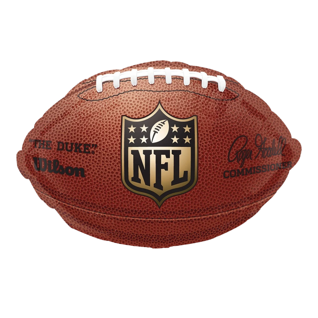 9" Anagram NFL Football Airfill Foil Balloon | Buy 5 Or More Save 20%