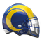 Globo de aluminio para casco de la NFL de Los Angeles Rams de 21"