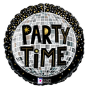18" Party Time Disco Foil Balloon (P29) | Buy 5 Or More Save 20%