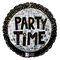 Globo metalizado Party Time Disco de 18" (P29) | Compra 5 o más y ahorra un 20 %