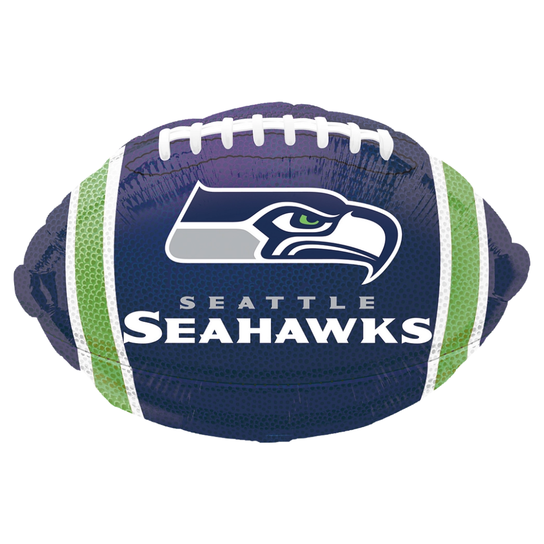 17" Anagram Seattle Seahawks NFL Football Foil Balloon | Buy 5 Or More Save 20%