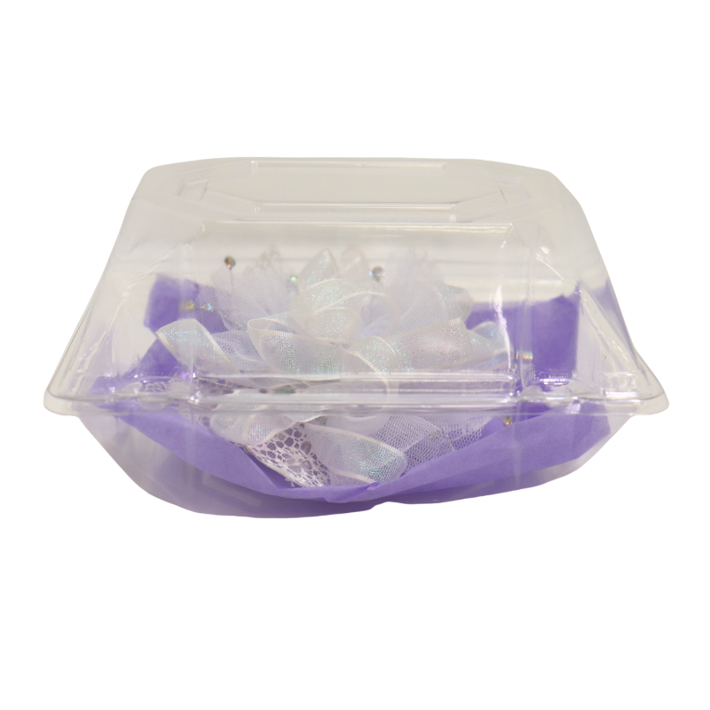 Pre-Made Iridescent/White Ribbon Gemstone Wristlet Corsage Kit | 1 Count - Just Add Flowers!
