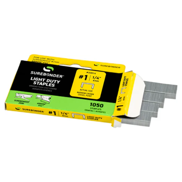 Grapas ligeras para grapadora