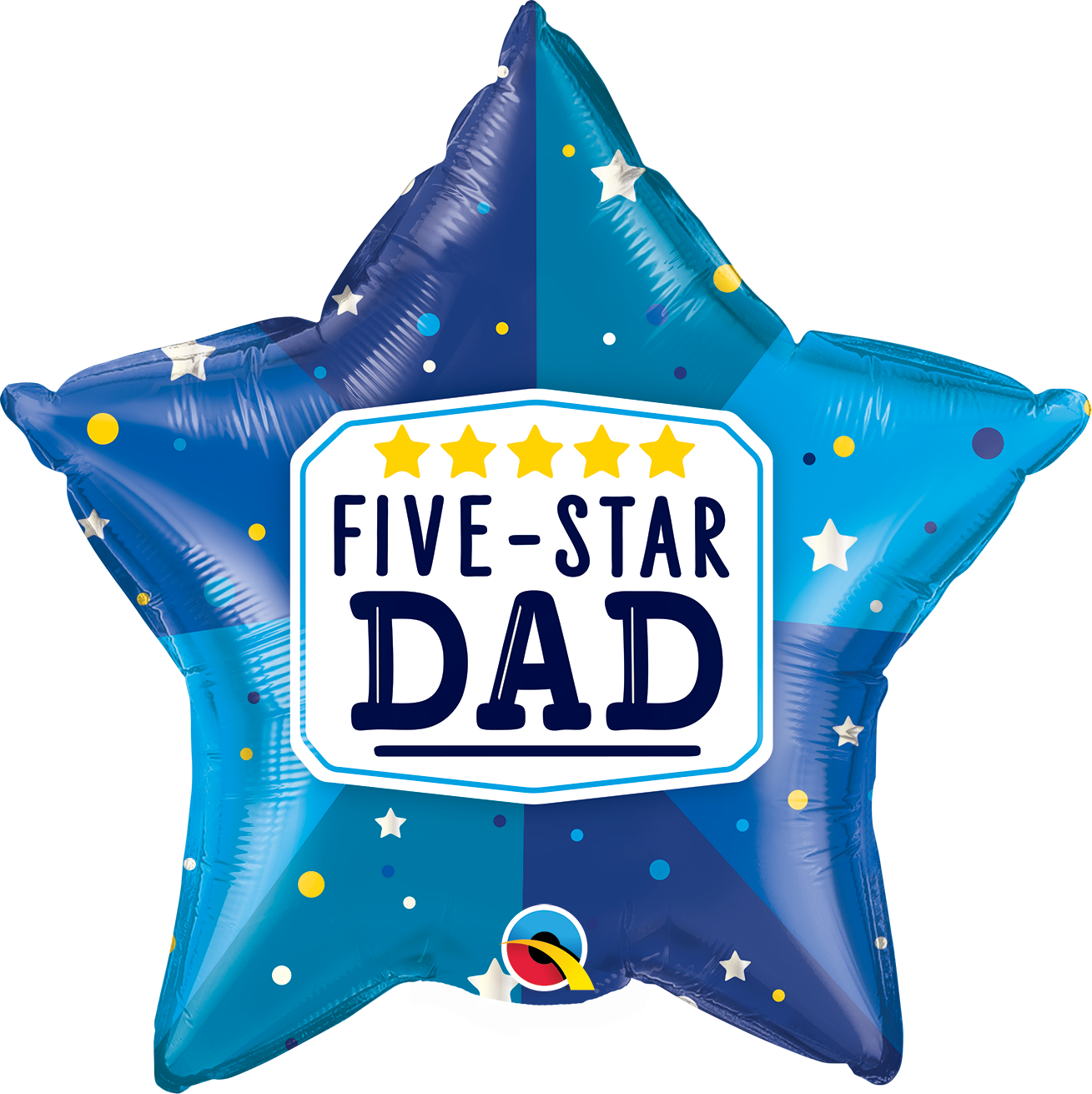 20" Five Star Dad Foil Balloon (P22) | Buy 5 Or More Save 20%
