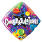 18" Congratulations Party Time Foil Balloon
