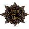 32" New Year Confetti Burst Holographic Foil Balloon (P30)