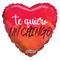 18" Te Quiero Un Chingo Heart Foil Balloon (P17) | Buy 5 Or More Save 20%
