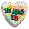 18" Te Amo BB Urban Style Heart Foil Balloon (P17) | Buy 5 Or More Save 20%