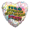 18" Te Amo BB Urban Style Heart Foil Balloon (P17) | Buy 5 Or More Save 20%
