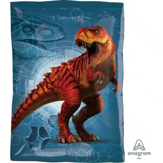 12" x 17" Anagram 2-Sided Jurassic World Foil Balloon | Buy 5 or More Save 20% WSL