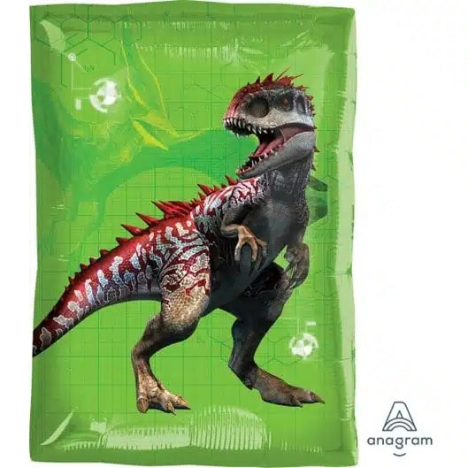 12" x 17" Anagram 2-Sided Jurassic World Foil Balloon | Buy 5 or More Save 20% WSL
