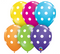 5" Qualatex Tropical Polka Dots Assortment Latex Balloons | 100 Count