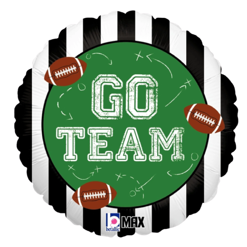 18" Betallic Go Team Foil Balloon | Buy 5 Of More Save 20%