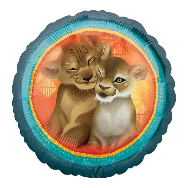 17" Anagram Lion King 2 Sided Foil Balloon | Buy 5 Or More Save 20%