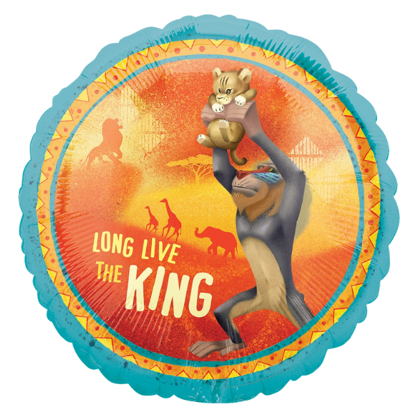 17" Lion King 2 Sided Foil Balloon | Buy 5 Or More Save 20%