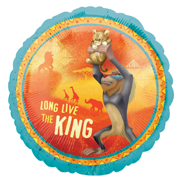 17" Anagram Lion King 2 Sided Foil Balloon | Buy 5 Or More Save 20%
