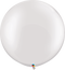 30" Qualatex Pastel Pearl White Latex Balloons | 2 Count