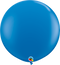 36" Qualatex Dark Blue Latex Balloons - 3 Foot Giant | 2 Count