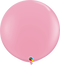 36" Qualatex Pink Latex Balloons - 3 Foot Giant | 2 Count