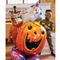 56" Pumpkin w/ Ghost Airloonz Foil Balloon | Stands Over 4 Feet Tall - No Helium Required!