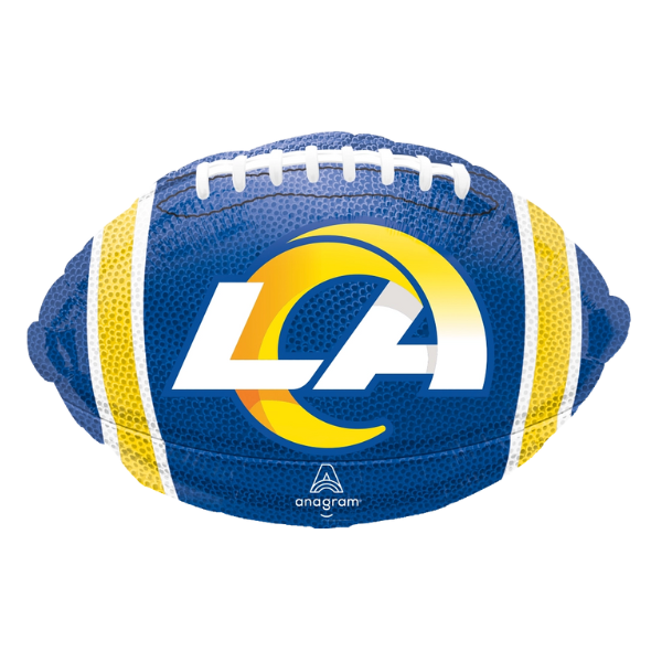 17" Anagram LA Rams NFL Football Foil Balloon | Buy 5 Or More Save 20%