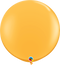 36" Qualatex Fashion Goldenrod Latex Balloons - 3 Foot Giant | 2 Count