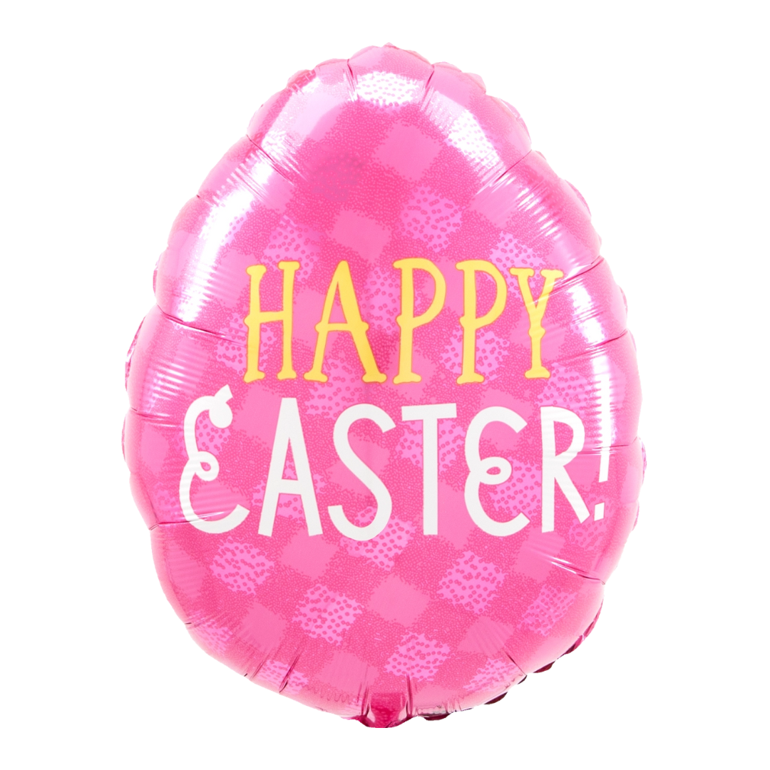 16" Anagram Funny Bunny Egg Two-Sided foil balloon | Buy 5 or more Save 20%