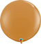 36" Qualatex Fashion Mocha Brown Latex Balloons - 3 Foot Giant | 2 Count