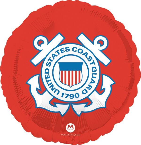 18" United States Coast Guard Foil Balloon | Buy 5 Or More Save 20%