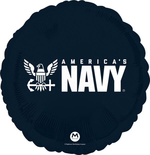 18" United States Navy Foil Balloon | Buy 5 Or More Save 20%
