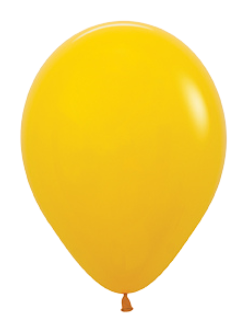 5" Sempertex Deluxe Honey Yellow Latex Balloons | 100 Count