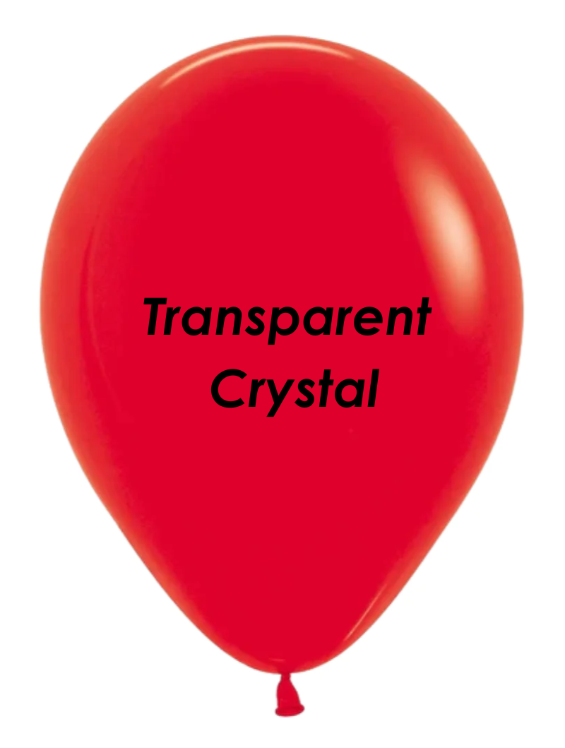 11" Sempertex Crystal Red Latex Balloons (Discontinued) | 100 Count