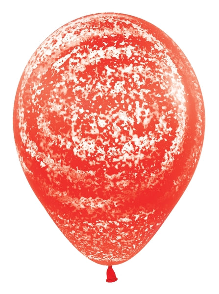 11" Sempertex Graffiti Red Latex Balloons | 50 Count